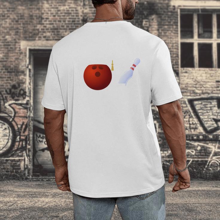 Class Of 2022 Graduation For Him Her Bowling Sports Men's Back Print T-Shirt