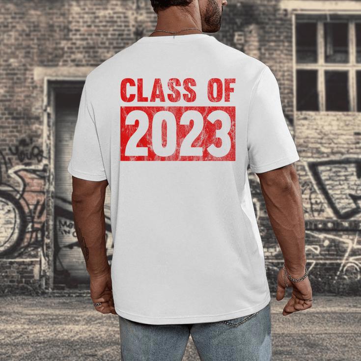 Class Of 2023 Future Graduation Tee Men's Back Print T-Shirt