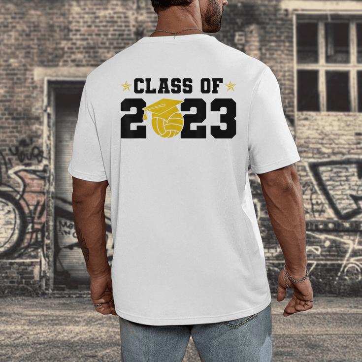 Class Of 2023 Graduation Waterpolo Senior 2023 Men's Back Print T-Shirt