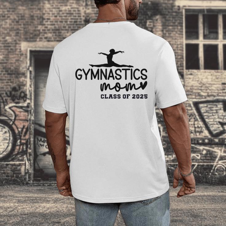 Class Of 2025 Gymnastics Mom Senior Gymnast Graduation Men's Back Print T-Shirt