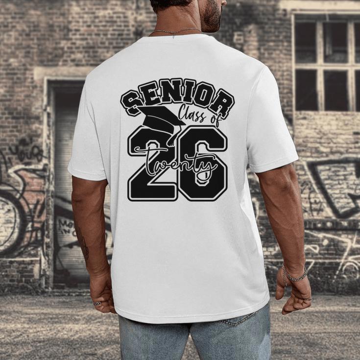 Class Of 2026 Senior 2026 Graduation Men's Back Print T-Shirt