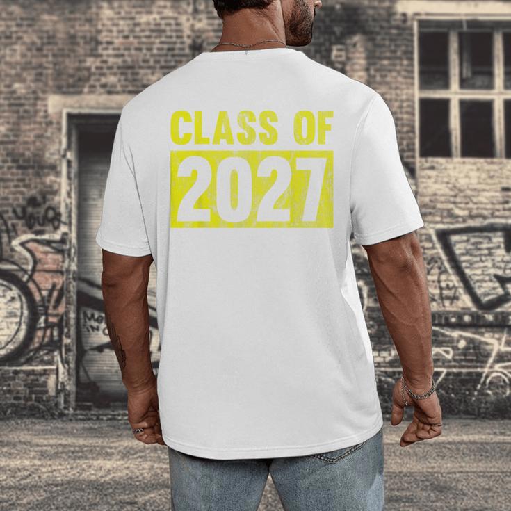 Class Of 2027 Future Graduation Tee T-Shirt Men's Back Print T-Shirt