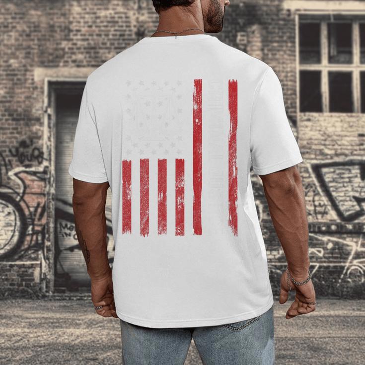 Criminal Justice Major College Student Graduate Graduation Premium Men's Back Print T-Shirt