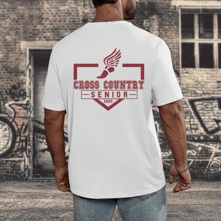 Cross Country Senior Night Senior 2025 Graduation Party 47 Men's Back Print T-Shirt