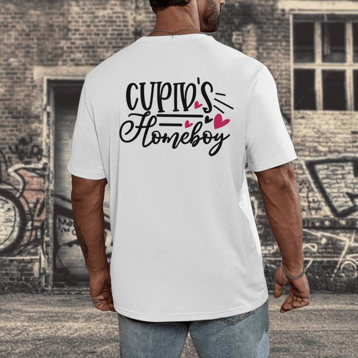 Cupid's Homebody Introvert Valentine's Day Home Men's Back Print T-Shirt