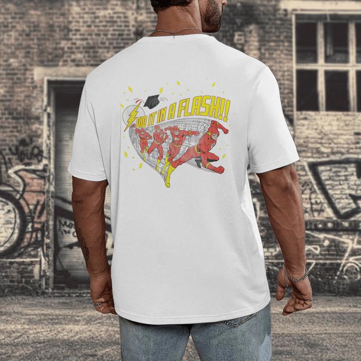 DC Comics The Flash Graduation Did It In A Flash Men's Back Print T-Shirt