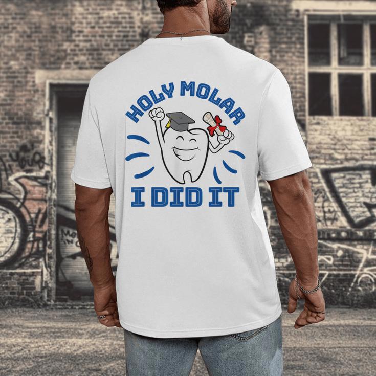 Dental Hygienist Graduation Dentist Dentistry Men's Back Print T-Shirt