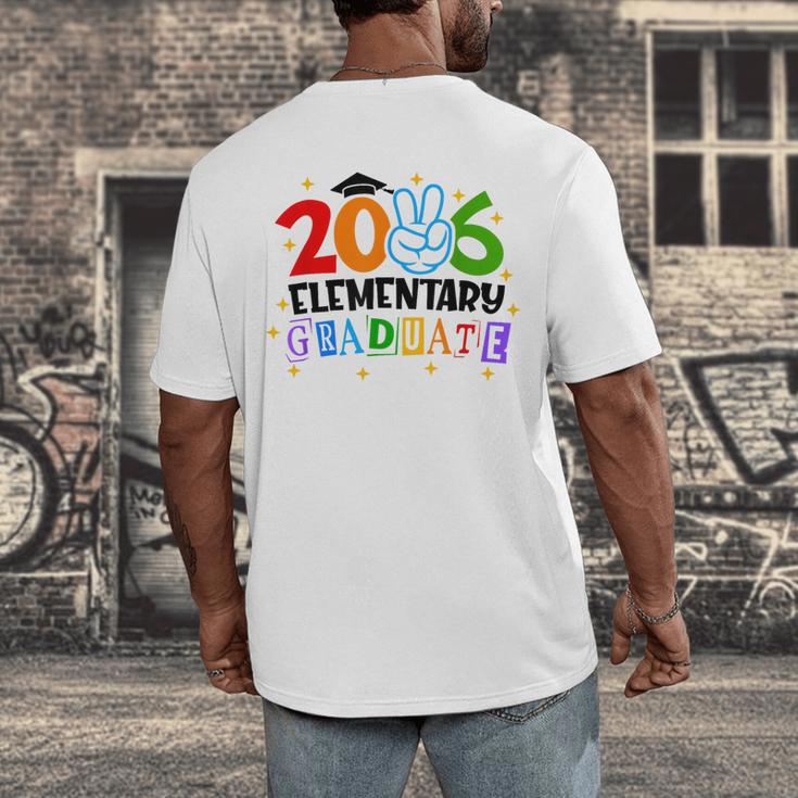 Elementary Graduate 2026 Graduation Class Of 2026 Kids Men's Back Print T-Shirt