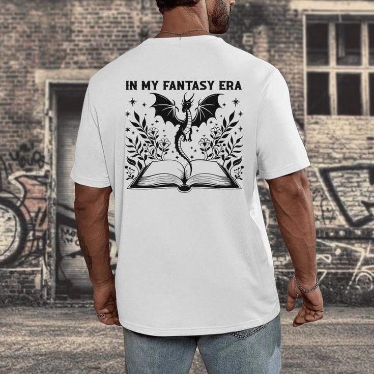 In My Fantasy Era Book Lover Tee Premium Tri-Blend Men's Back Print T-Shirt