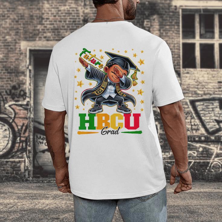 Future HBCU Grad Dabbing Kid Graduation For Boys Kids Men's Back Print T-Shirt