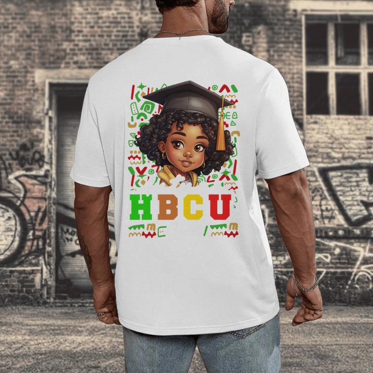 Future HBCU Grad Girl Kids Graduation HBCU College Men's Back Print T-Shirt