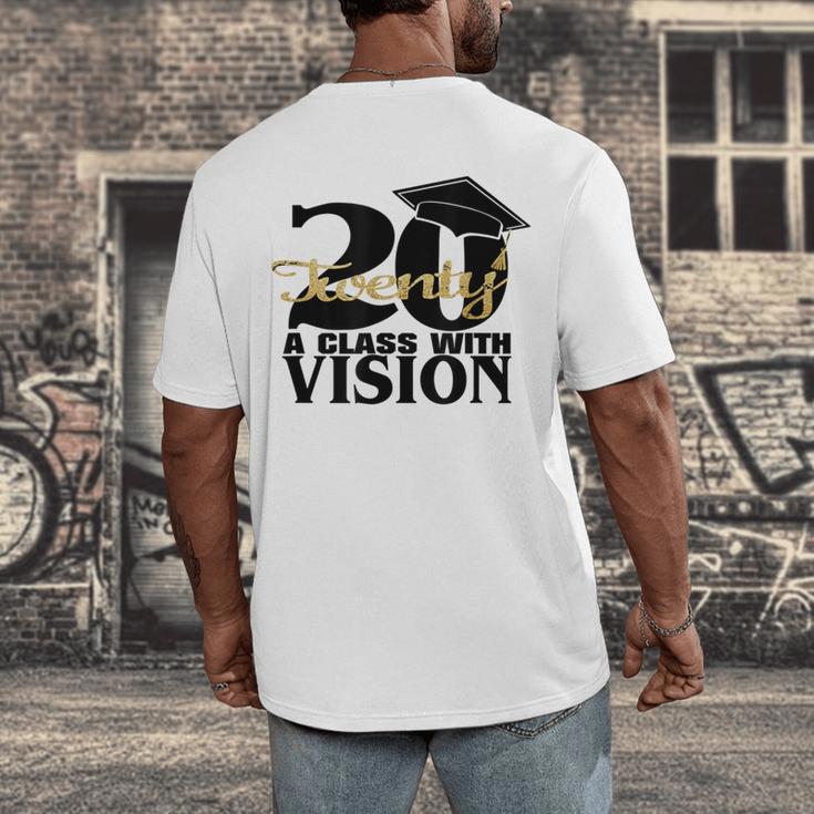 Graduation 2020 A Class With Vision Men's Back Print T-Shirt