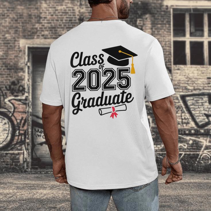 Graduation 2025 Senior 2025 Class Of 2025 Graduate Men's Back Print T-Shirt