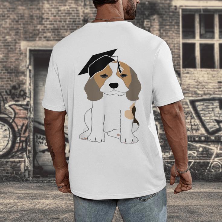 Graduation Beagle Dog 2017 Graduate Graduation Tee Men's Back Print T-Shirt