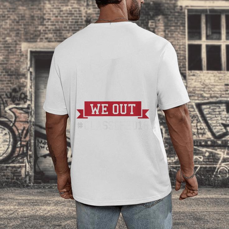 Graduation Class 2018 Dabbing College Grad Shirt Men's Back Print T-Shirt