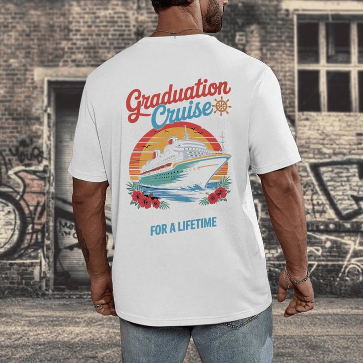 Graduation Cruise Trip Class Of 2026 Senior Summer Vacation Premium Men's Back Print T-Shirt