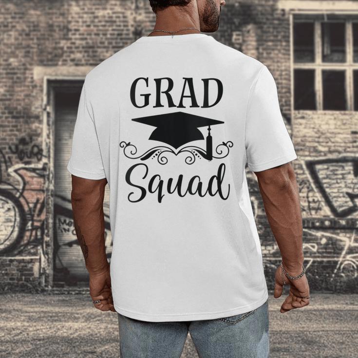 Graduation Grad Squad Men's Back Print T-Shirt