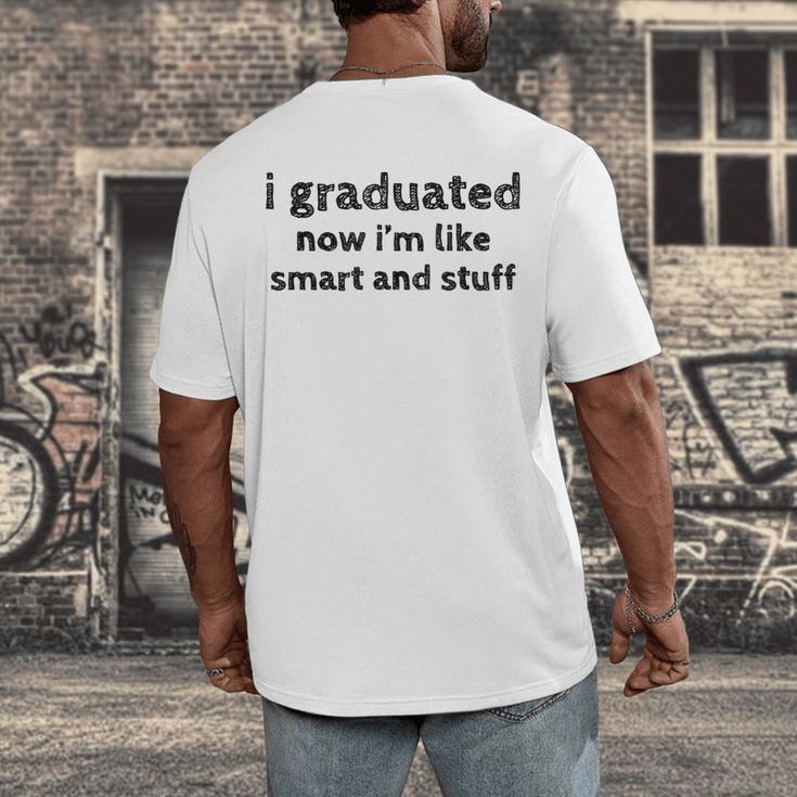 Graduation Ideas Men's Back Print T-Shirt