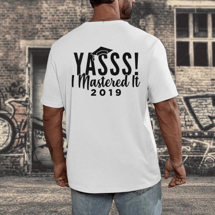Graduation Masters For Women Men's Back Print T-Shirt