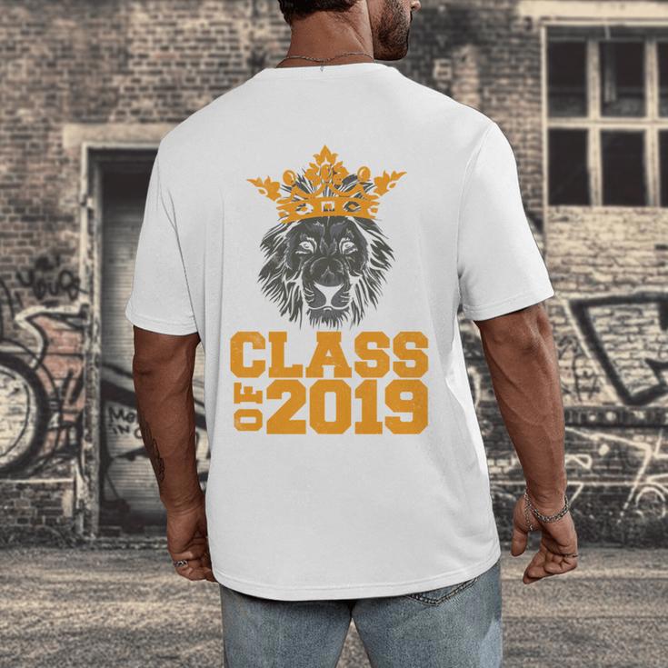 High School King Graduation Shirt Class Of 2019 Seniors Men's Back Print T-Shirt