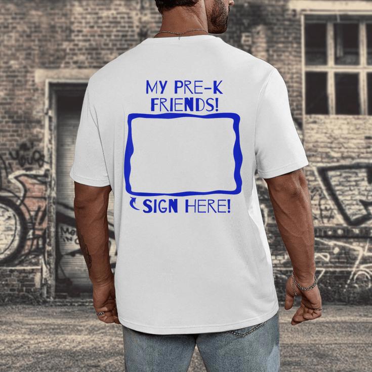 Interactive Preschool GraduationShirt Men's Back Print T-Shirt