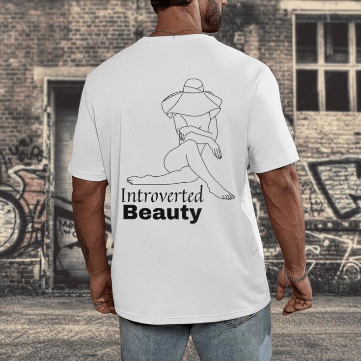 Introvert Health Aware Acceptance Beauty Art Men's Back Print T-Shirt Introvert Health Aware Acceptance Beauty Art Men's Back Print T-Shirt