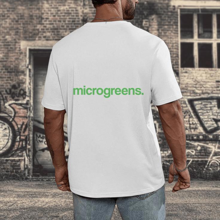 Introvert But Willing To Discuss Microgreens Urban Farming Men's Back Print T-Shirt Introvert But Willing To Discuss Microgreens Urban Farming Men's Back Print T-Shirt