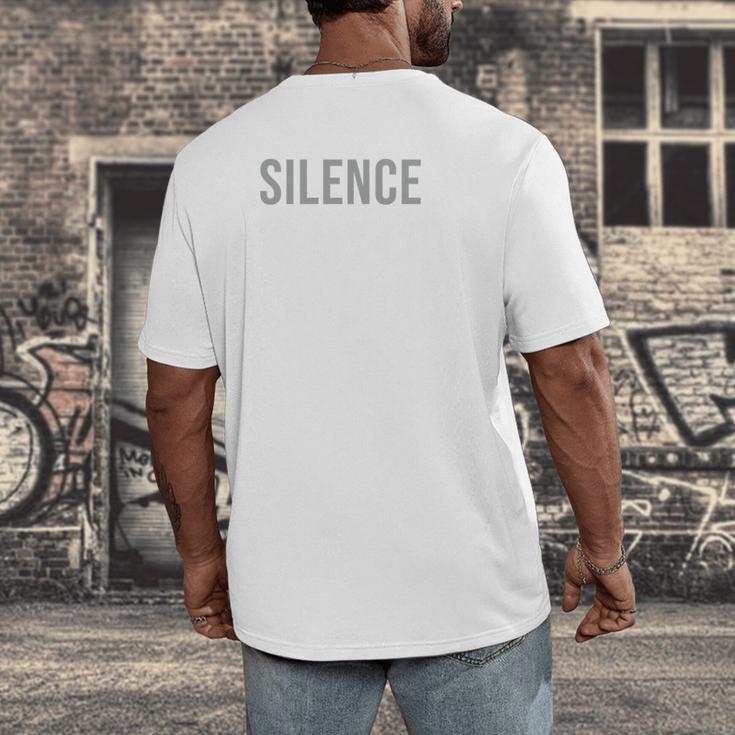 Introverts Meme Quote Men's Back Print T-Shirt