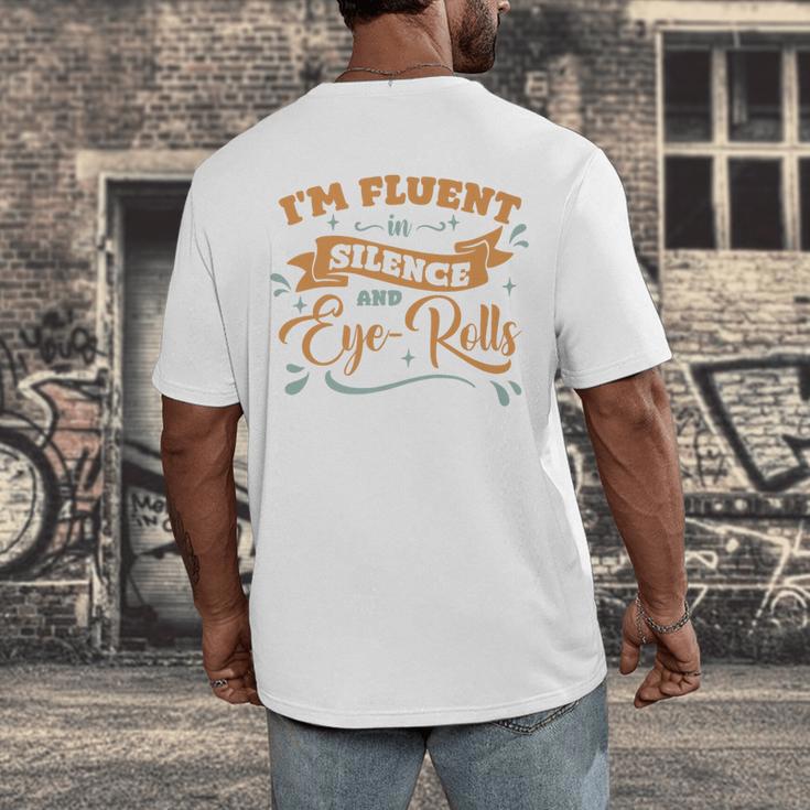 For Introverts For Introverts Premium Men's Back Print T-Shirt For Introverts For Introverts Premium Men's Back Print T-Shirt