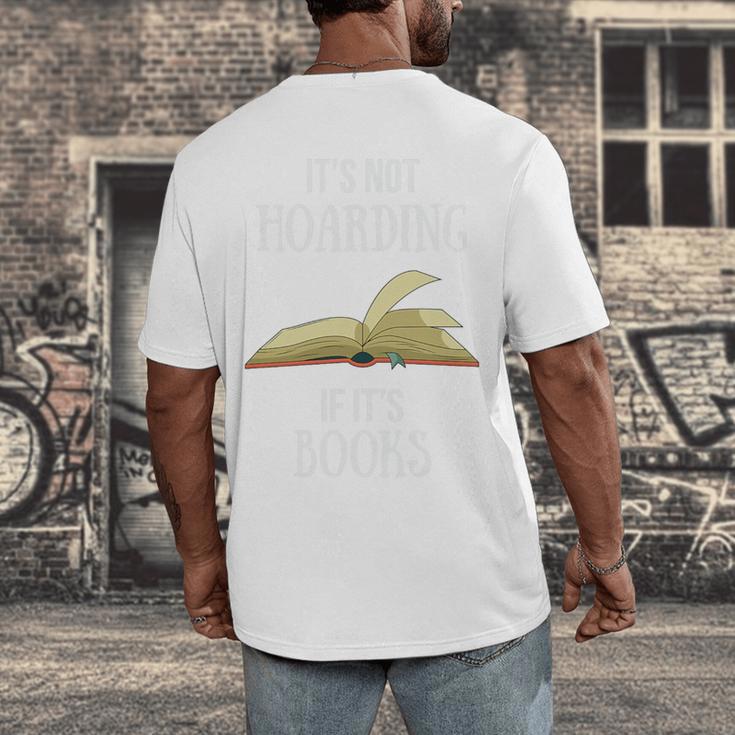 It's Not Hoarding If It's Books Premium Tri-Blend Men's Back Print T-Shirt It's Not Hoarding If It's Books Premium Tri-Blend Men's Back Print T-Shirt