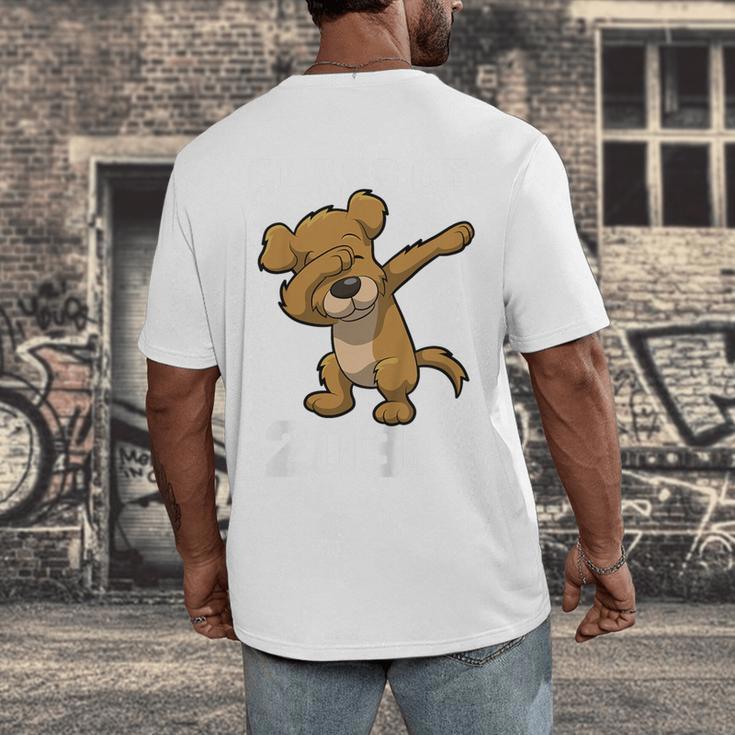 Kids Class Of 2031 Shirt Graduation Dabbing Dog Shirt Men's Back Print T-Shirt