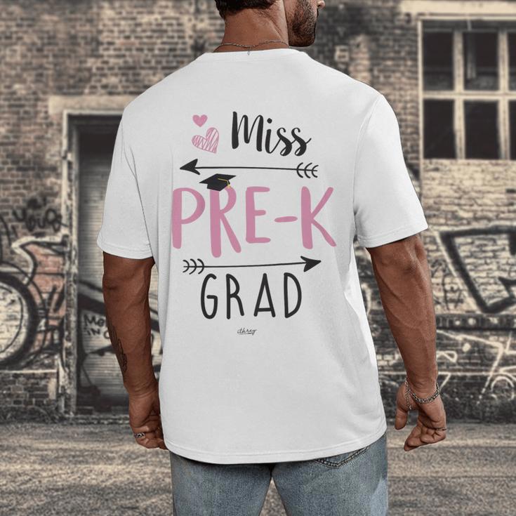 Kids Miss Pre-K Grad Graduation Shirt Cute School Tees Men's Back Print T-Shirt Kids Miss Pre-K Grad Graduation Shirt Cute School Tees Men's Back Print T-Shirt