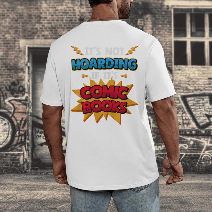 It Is Not Hoarding If It's Comic Books Collector Tee Premium Tri-Blend Men's Back Print T-Shirt