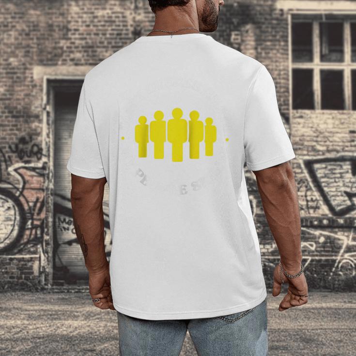 Overestimating Skills Introvert For Workers Raglan Baseball Tee Men's Back Print T-Shirt Overestimating Skills Introvert For Workers Raglan Baseball Tee Men's Back Print T-Shirt