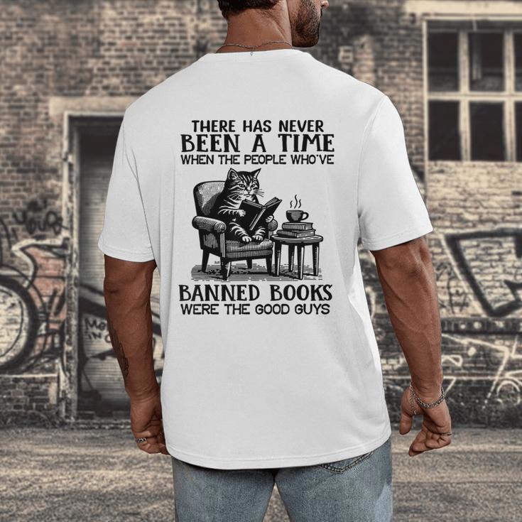 The People Who'Ve Banned Books Were The Good Guys Men's Back Print T-Shirt The People Who'Ve Banned Books Were The Good Guys Men's Back Print T-Shirt