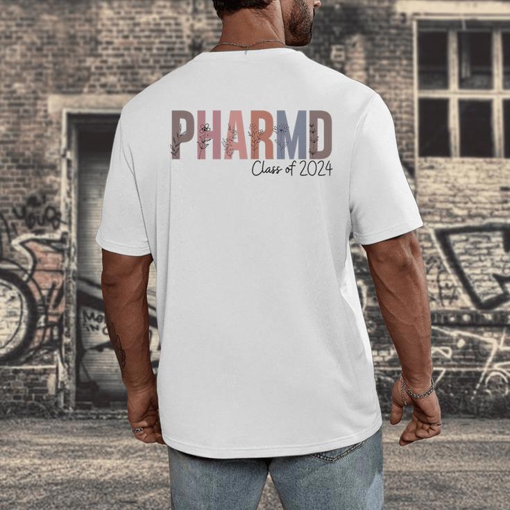 Pharmacist Graduation PharmD Class Of 2024 Pharmacy Grad Men's Back Print T-Shirt