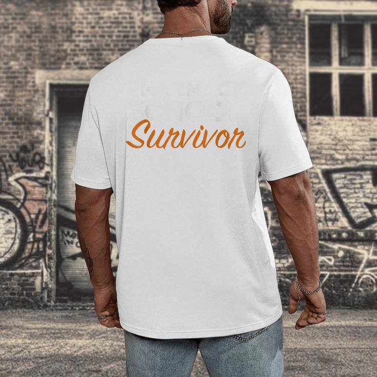 Pharmacy Student Graduation Survivor Shirt Men's Back Print T-Shirt