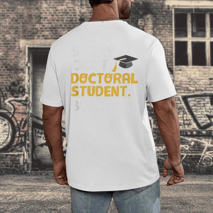 PhD Student Doctoral Degree Graduation Phd Graduate Men's Back Print T-Shirt