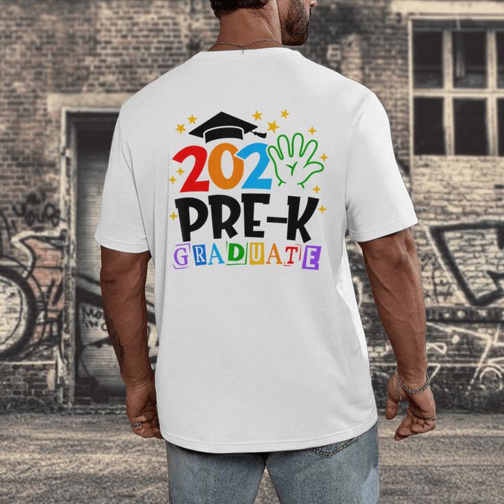 Pre-K Graduate 2025 Preschool Graduation Class Of 2025 Kids Men's Back Print T-Shirt