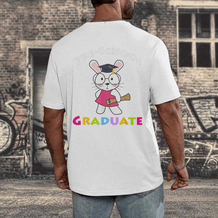 Preschool Graduate KidsShirt Pre-K Graduation Men's Back Print T-Shirt