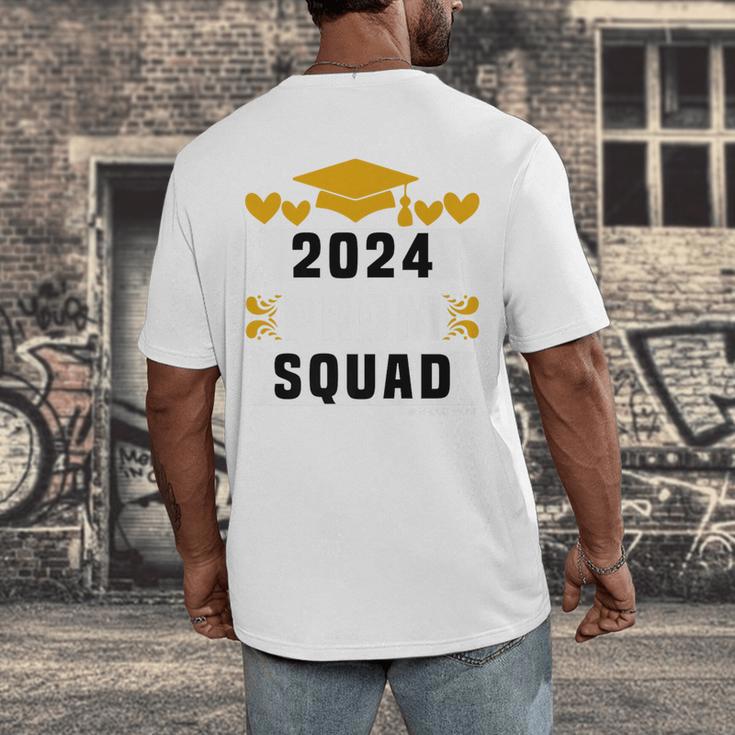 Prom Squad 2024 High School Graduation Party Premium Men's Back Print T-Shirt