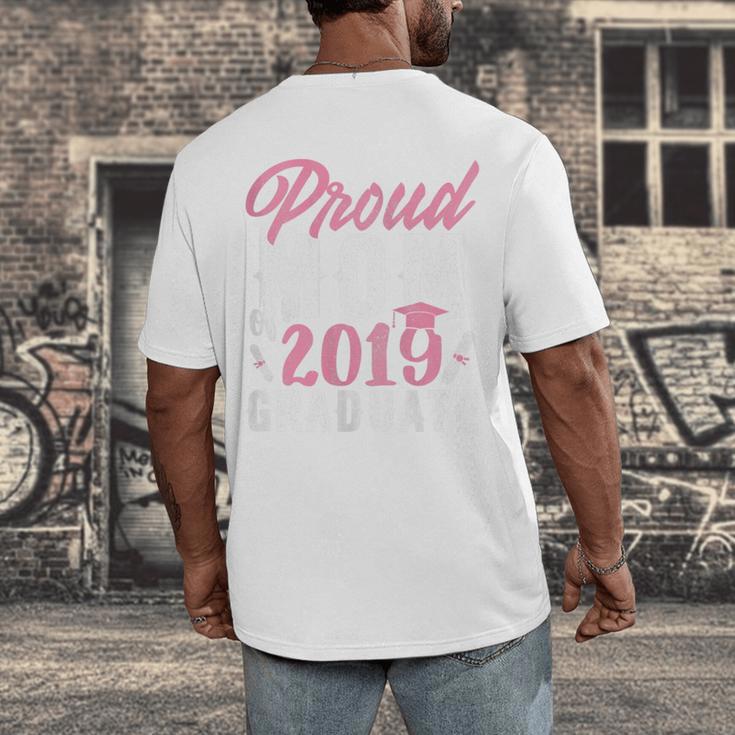 Proud Mom Of The Graduate Senior Class 2019 Graduation Party Men's Back Print T-Shirt