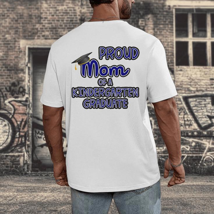 Proud Mom Of a Kindergarten Graduate Graduation TShirt Men's Back Print T-Shirt