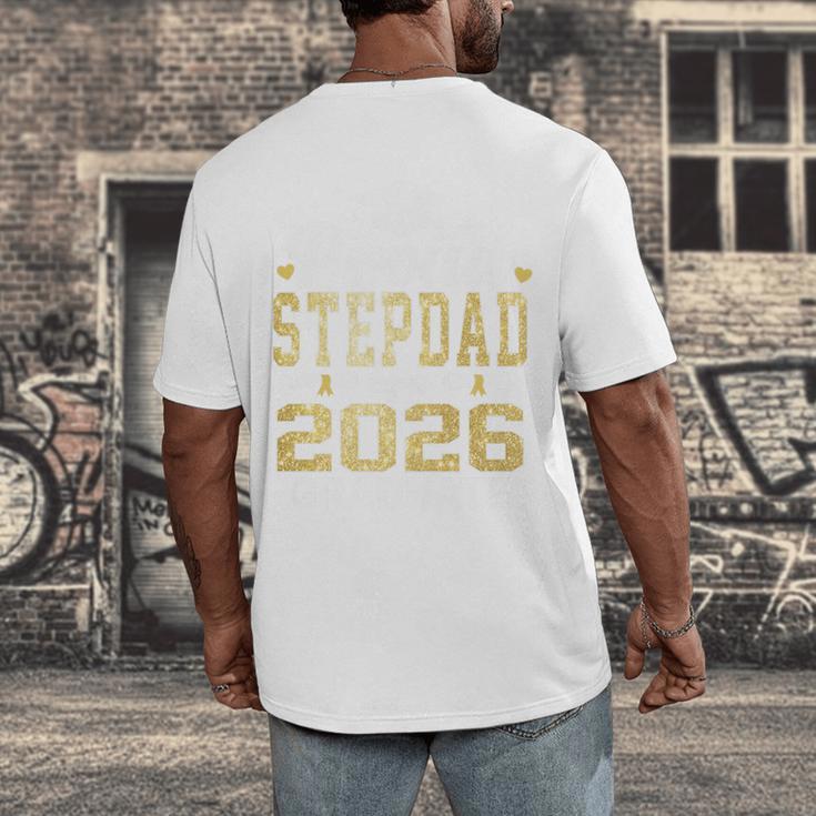 Proud Stepdad Of A 2026 Graduate Class Of Graduation Premium Tri-Blend Men's Back Print T-Shirt
