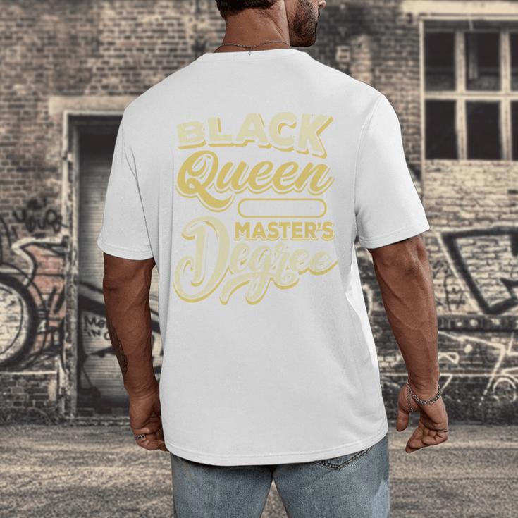 Queen Proud Masters Graduation Men's Back Print T-Shirt