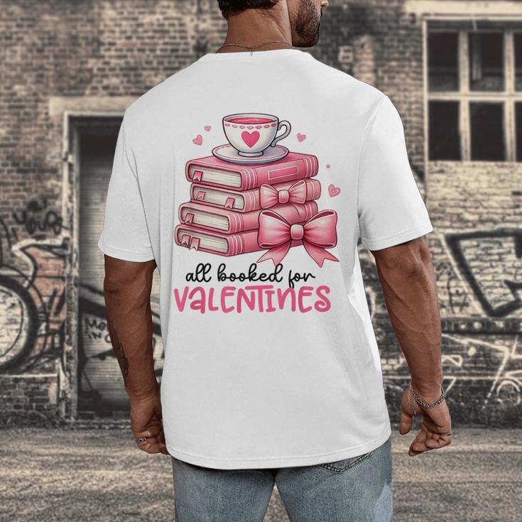 Retro Groovy Valentine Men Women Kid Tees By Emily All Booked For Valentines Book Reading Bookworm Nerdy Men's Back Print T-Shirt Retro Groovy Valentine Men Women Kid Tees By Emily All Booked For Valentines Book Reading Bookworm Nerdy Men's Back Print T-Shirt