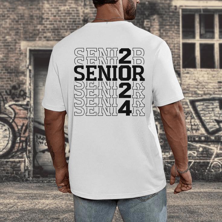 Senior 2024 Class Of 2024 Graduation 2024 Women Boy Girl Men's Back Print T-Shirt