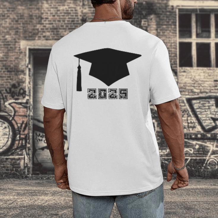 SENIOR 2025 Cute Graduation Class Of 2025 Graduate Men's Back Print T-Shirt