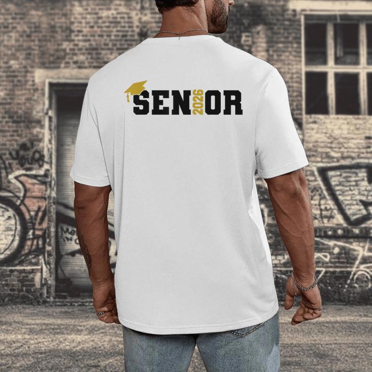 Senior 2026 Graduation 2026 Class Senior 2026 Grad Men's Back Print T-Shirt