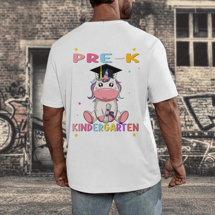 So Long Pre k Graduation 2025 Look Out Kindergarten Girls Premium Tri-Blend Men's Back Print T-Shirt